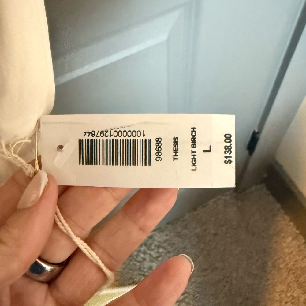 Brand New with Tags - Aritzia Thesis Cream Pant - Picture 5 of 5